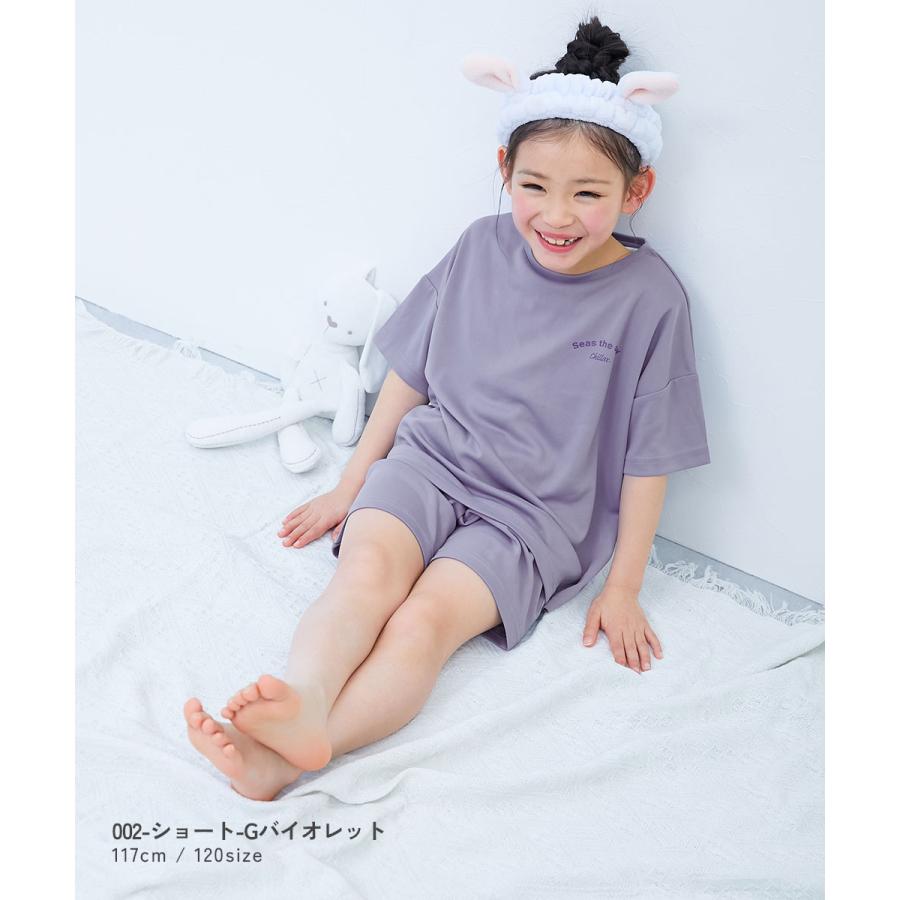 速乾 ウエストゴム 半袖パジャマ ルームウェア  【涼感 サラッとメッシュ】ワンマイルにもおすすめ 着丈が選べるパジャマ  devirock | devirock | 14