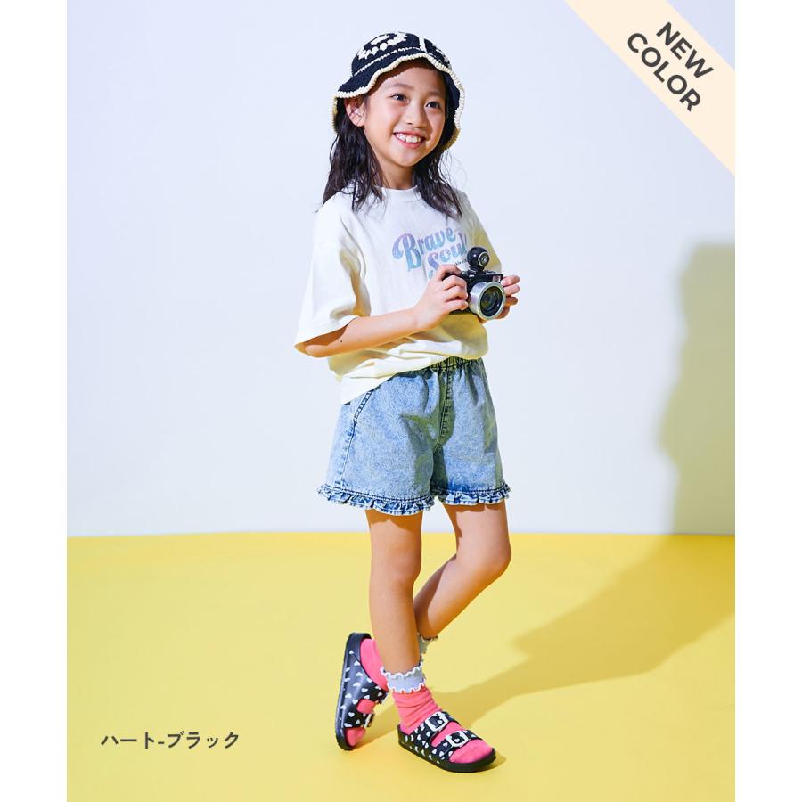海 海水浴 プール アウトドア サンダル シューズ カラフル ツーバンドサンダル キッズ 子供服 デビロック devirock 26ss_サンダル 26summer_girls | devirock | 21