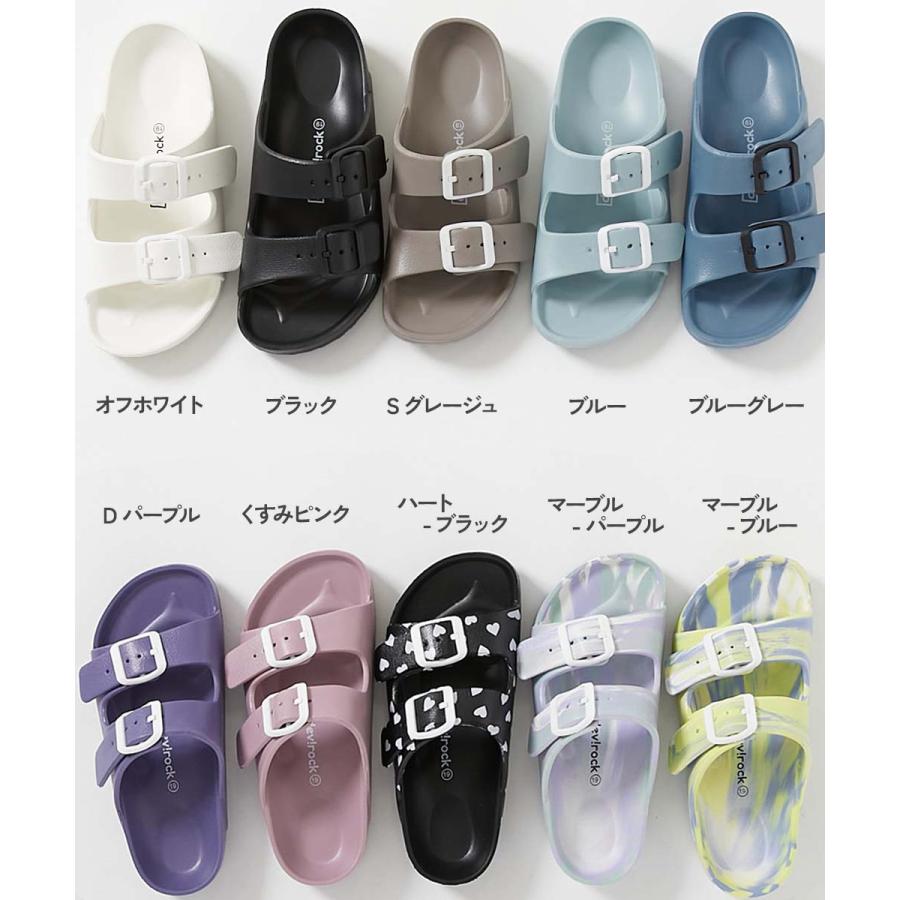 海 海水浴 プール アウトドア サンダル シューズ カラフル ツーバンドサンダル キッズ 子供服 デビロック devirock 26ss_サンダル 26summer_girls | devirock | 11