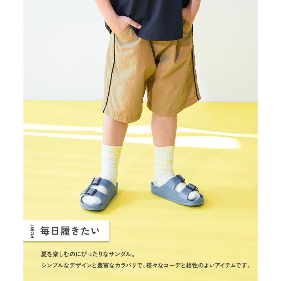 海 海水浴 プール アウトドア サンダル シューズ カラフル ツーバンドサンダル キッズ 子供服 デビロック devirock 26ss_サンダル 26summer_girls | devirock | 12