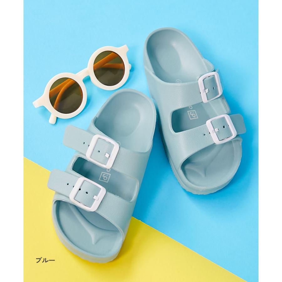 海 海水浴 プール アウトドア サンダル シューズ カラフル ツーバンドサンダル キッズ 子供服 デビロック devirock 26ss_サンダル 26summer_girls | devirock | 17