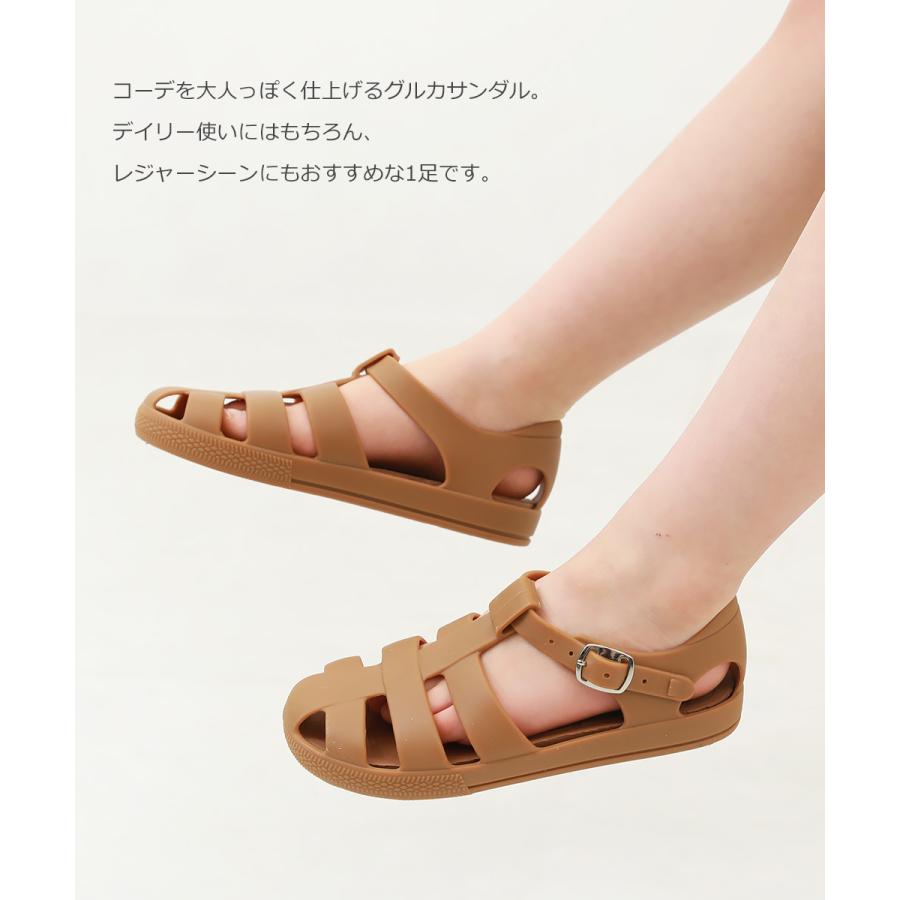 子供服 耐水 グルカサンダル(クッションインソール付き)キッズ 男の子 女の子 シューズ サンダル 靴 デビロック devirock 25ss_サンダル 25ss_ガールズトレンド | devirock | 05