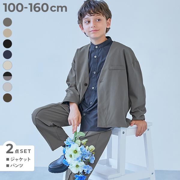 フォーマルスーツ セット フォーマルウェア 入学式 卒業式 入園式 卒園式 結婚式 発表会 七五三 フォーマル ノーカラージャケット セットアップ キッズ 子供服 | devirock