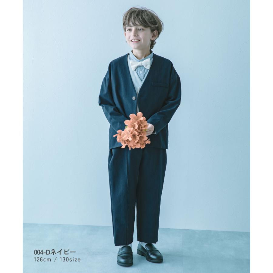 フォーマルスーツ セット フォーマルウェア 入学式 卒業式 入園式 卒園式 結婚式 発表会 七五三 フォーマル ノーカラージャケット セットアップ キッズ 子供服 | devirock | 19