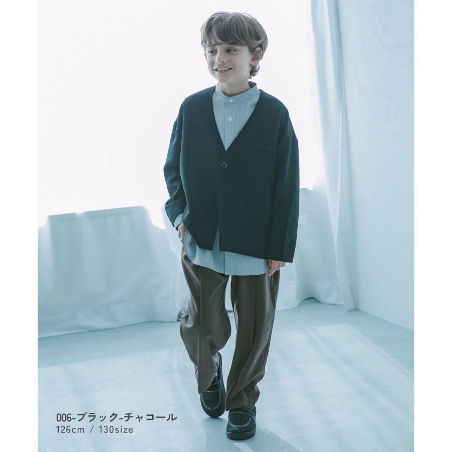 フォーマルスーツ セット フォーマルウェア 入学式 卒業式 入園式 卒園式 結婚式 発表会 七五三 フォーマル ノーカラージャケット セットアップ キッズ 子供服 | devirock | 21