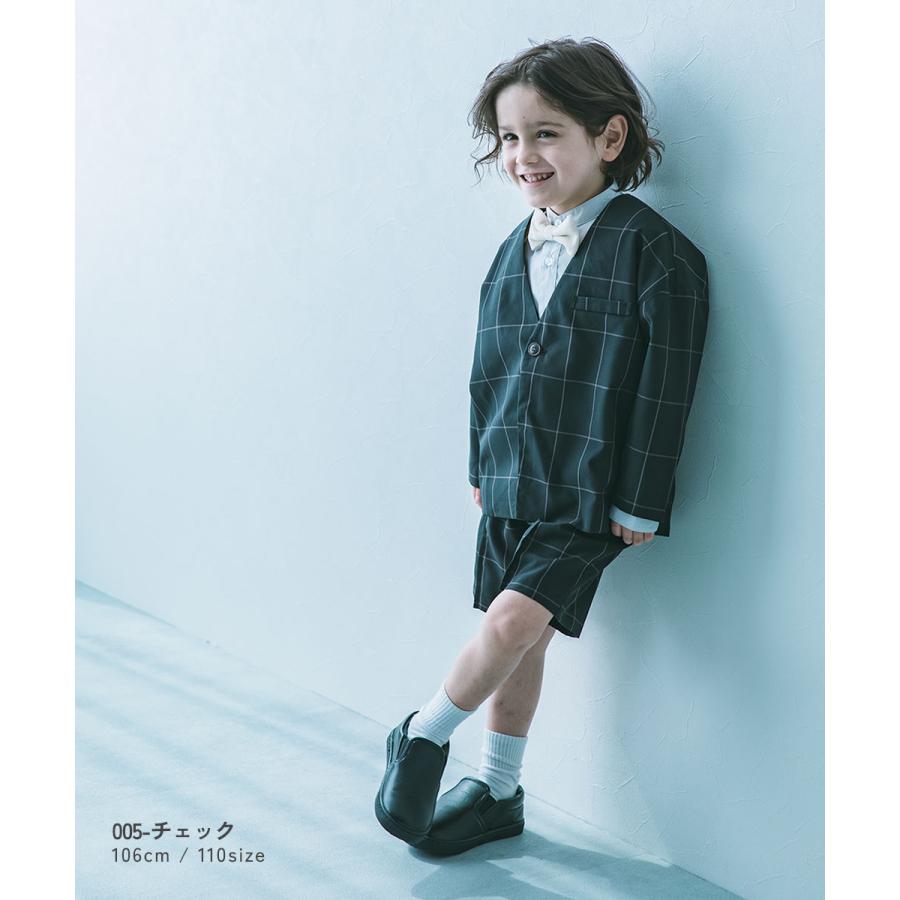 フォーマルスーツ セット フォーマルウェア 入学式 卒業式 入園式 卒園式 結婚式 発表会 七五三 フォーマル ノーカラージャケット セットアップ | devirock | 19