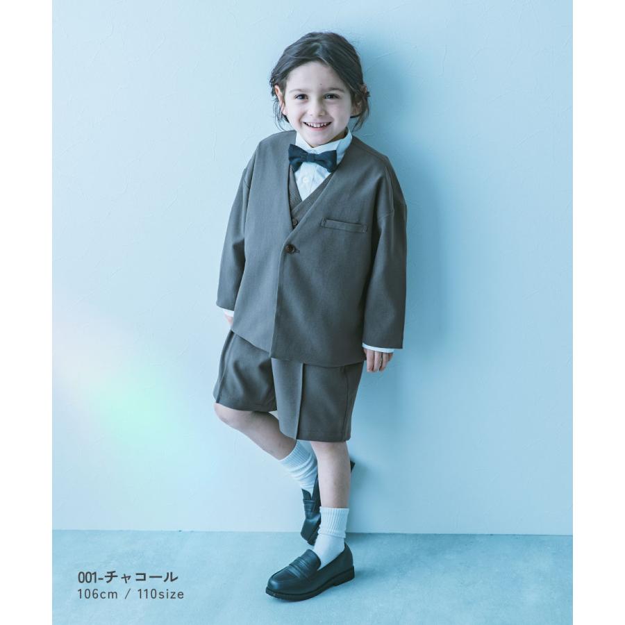 フォーマルスーツ セット フォーマルウェア 入学式 卒業式 入園式 卒園式 結婚式 発表会 七五三 フォーマル ノーカラージャケット セットアップ | devirock | 15