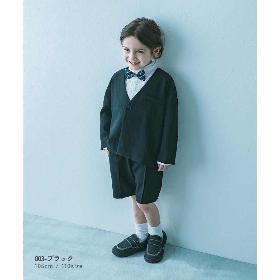 フォーマルスーツ セット フォーマルウェア 入学式 卒業式 入園式 卒園式 結婚式 発表会 七五三 フォーマル ノーカラージャケット セットアップ | devirock | 17