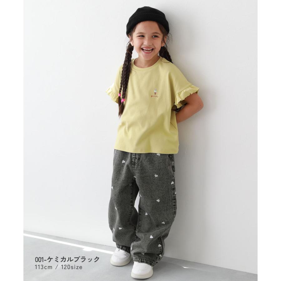 devirock デニムパンツ ロングパンツ 長ズボン ボトムス ハート devirock デニムパンツ ロングパンツ 長ズボン ボトムス ハート
