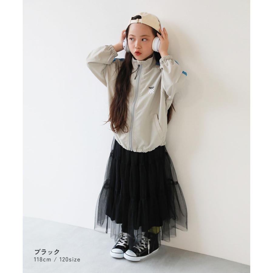 スカート ロング ボトムス チュールギャザー ロングスカート キッズ 子供服 女の子  デビロック devirock 26ss_girls | devirock | 05
