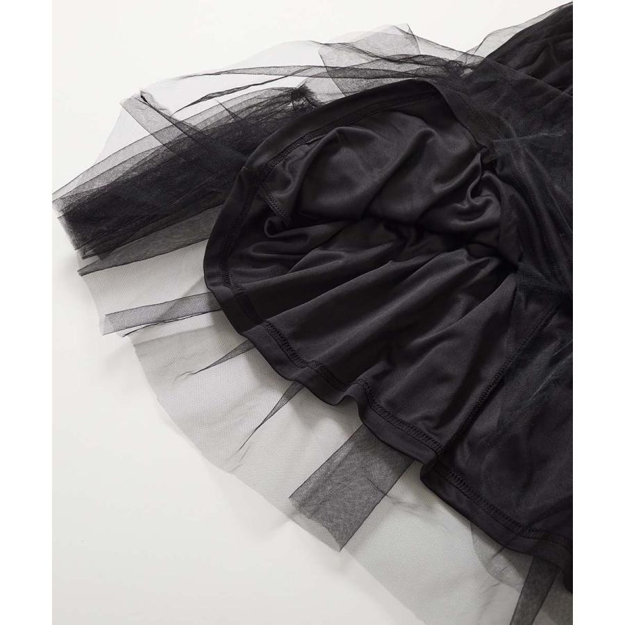 スカート ロング ボトムス チュールギャザー ロングスカート キッズ 子供服 女の子  デビロック devirock 26ss_girls | devirock | 08