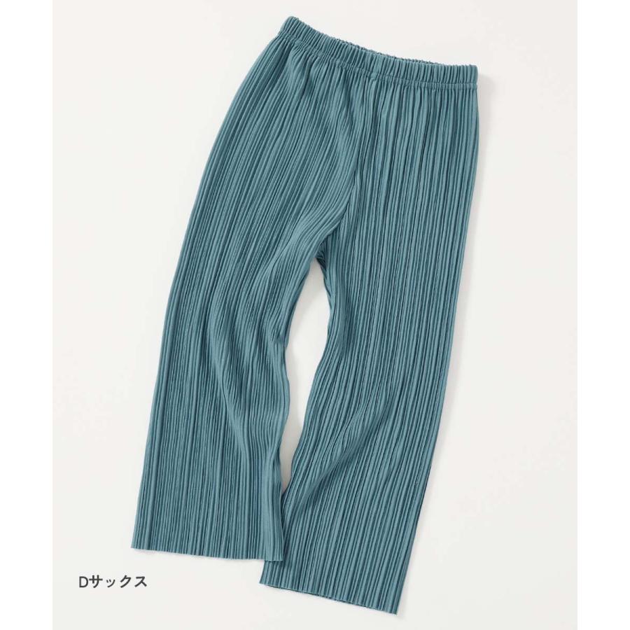 ロングパンツ 長ズボン ボトムス セルフカット プリーツ ワイドパンツ キッズ 子供服 女の子  デビロック devirock | devirock | 09