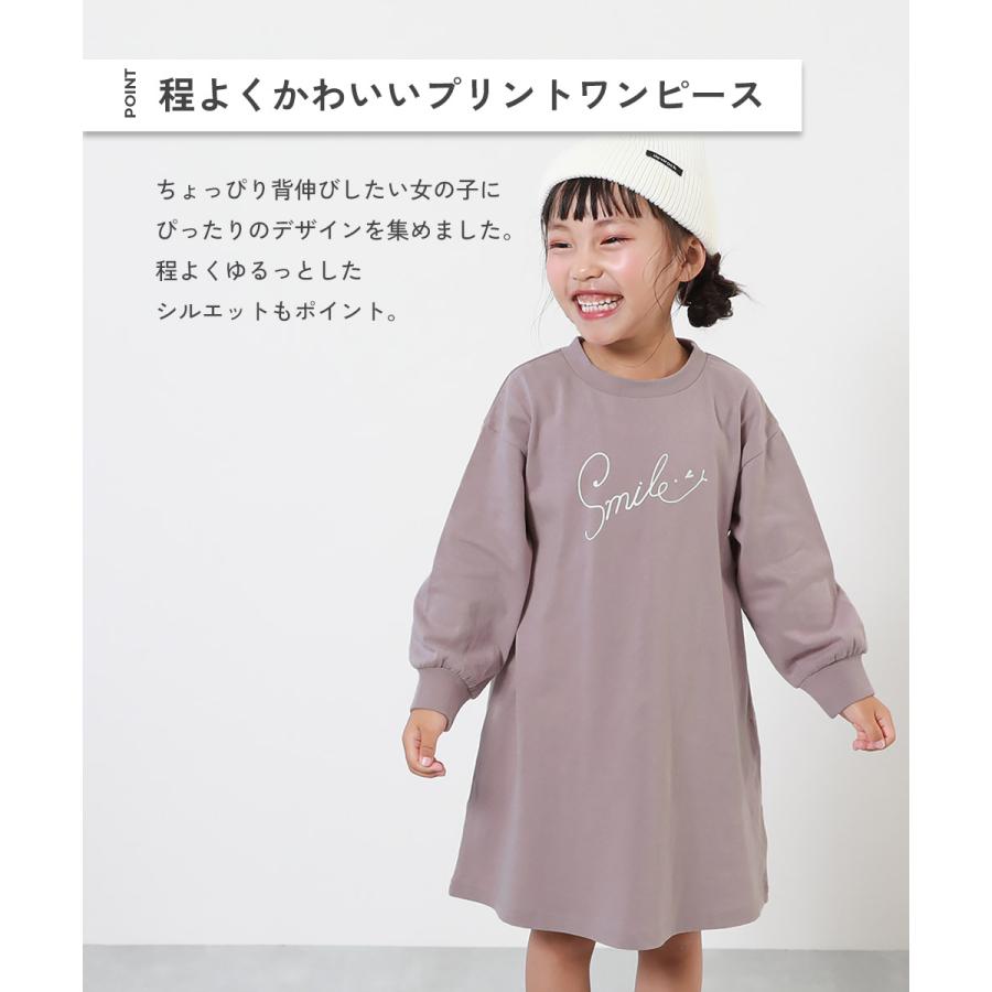 devirock（デビロック） ワンピース キッズ 長袖 子供服 女の子 綿100
