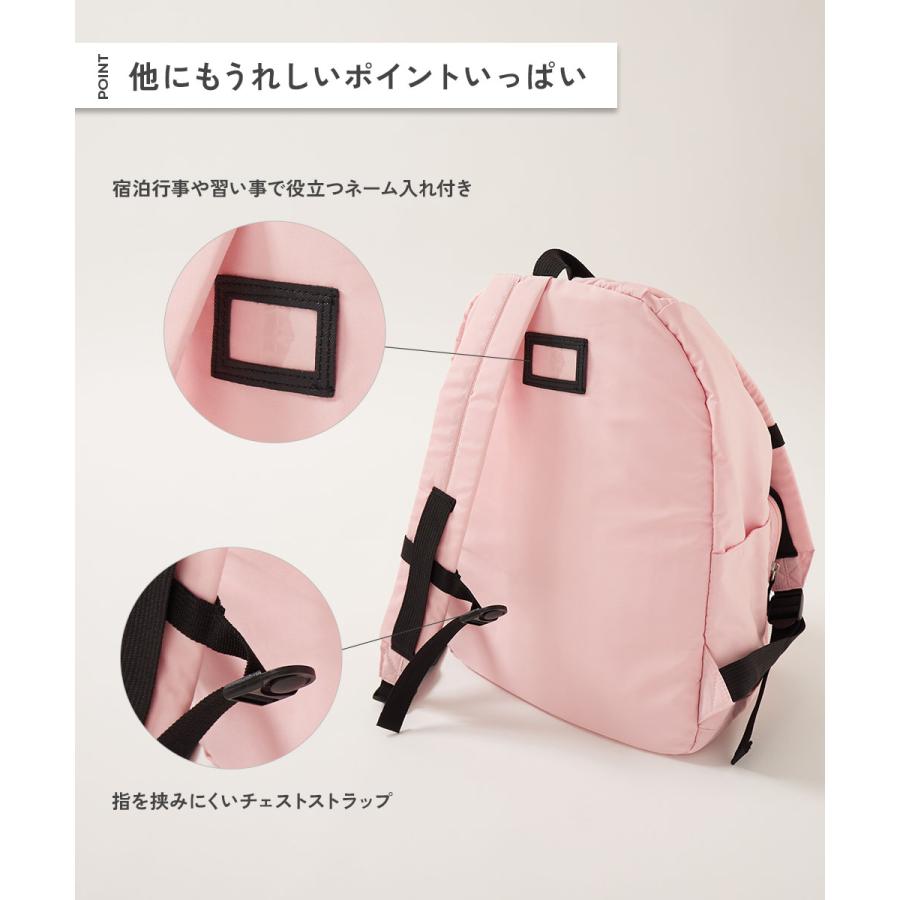 リュックサック バッグ ミラー＆クリアポケット ガールズリュック キッズ 子供服 女の子  デビロック devirock 26ss_girls | devirock | 10