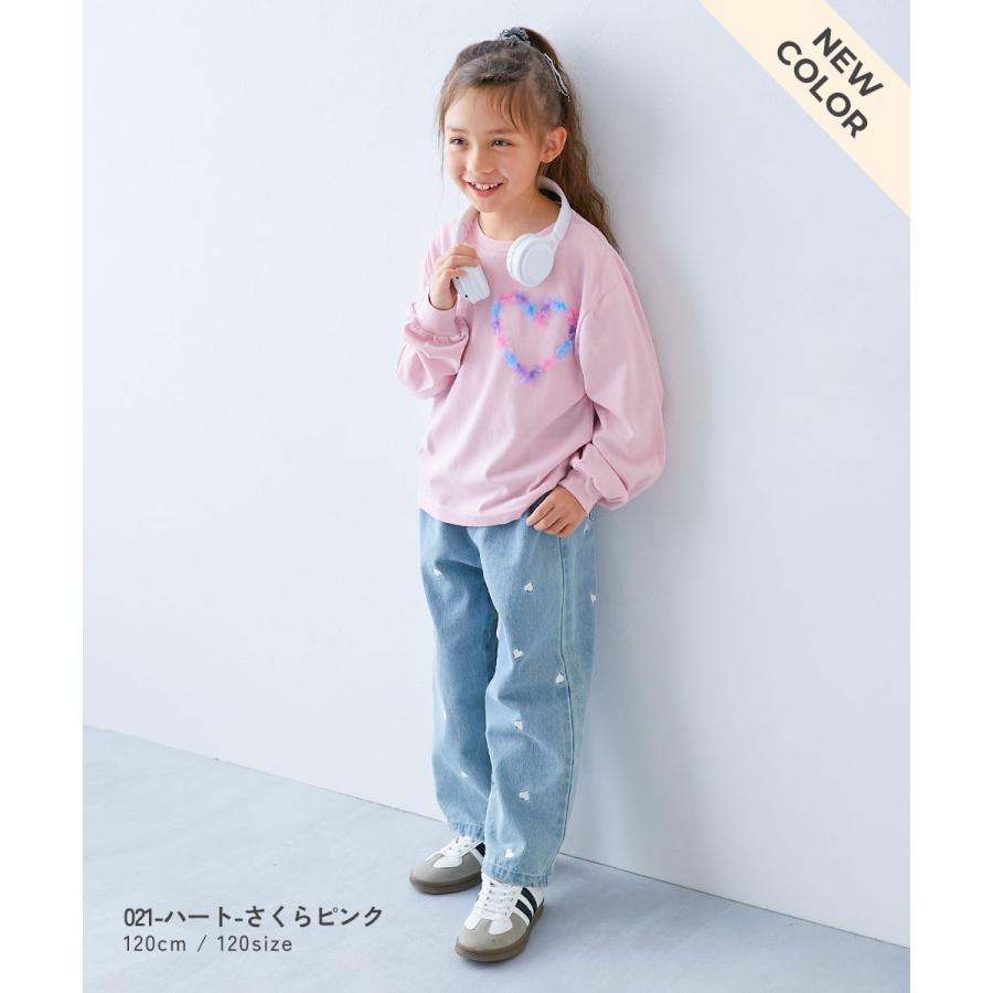 ロンT トップス えらべるチュールモチーフ 長袖Tシャツ キッズ 子供服 女の子 デビロック devirock 26ss_girls | devirock | 19