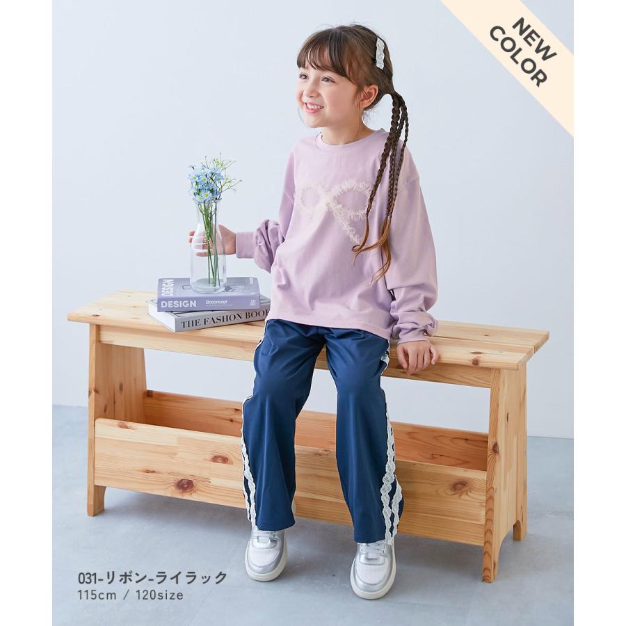 ロンT トップス えらべるチュールモチーフ 長袖Tシャツ キッズ 子供服 女の子 デビロック devirock 26ss_girls | devirock | 21