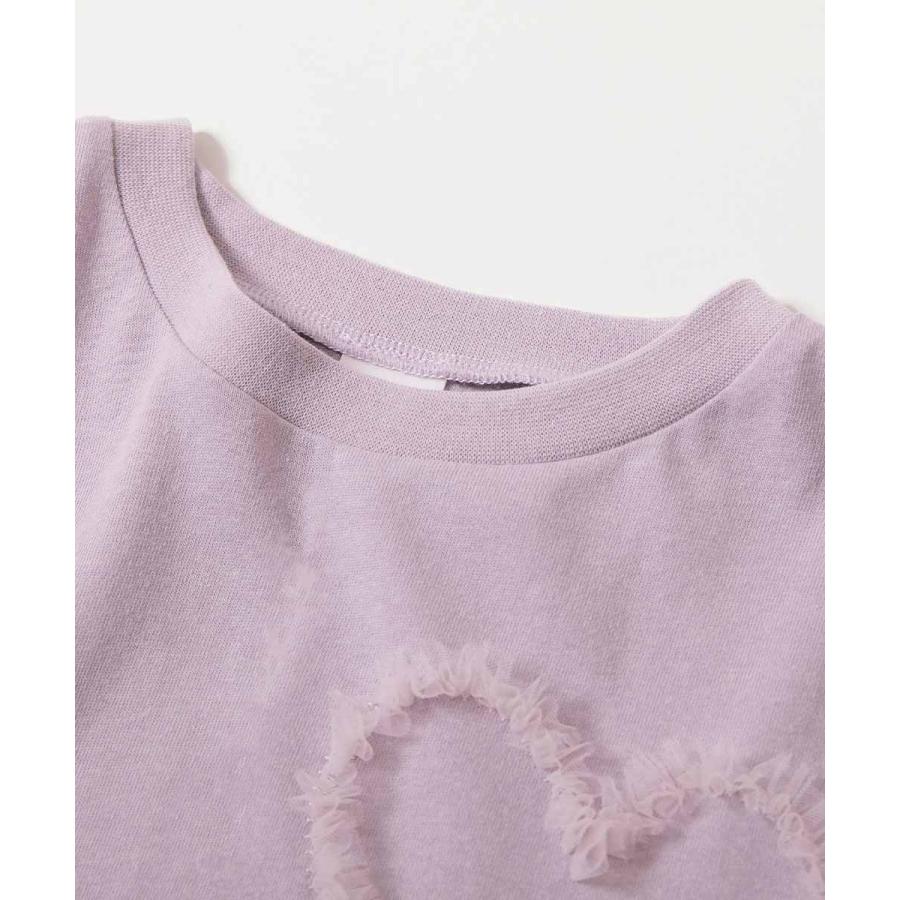 ロンT トップス えらべるチュールモチーフ 長袖Tシャツ キッズ 子供服 女の子 デビロック devirock 26ss_girls | devirock | 22