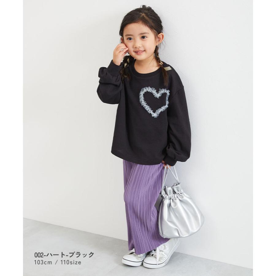 ロンT トップス えらべるチュールモチーフ 長袖Tシャツ キッズ 子供服 女の子 デビロック devirock 26ss_girls | devirock | 12