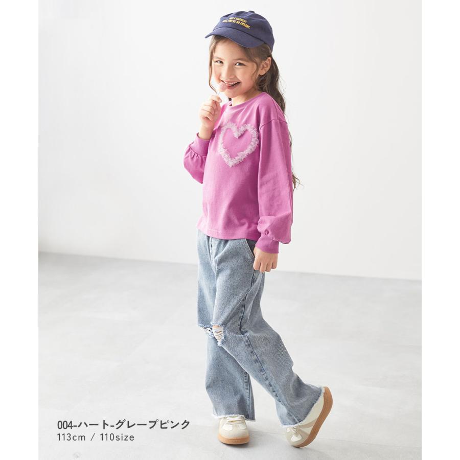 ロンT トップス えらべるチュールモチーフ 長袖Tシャツ キッズ 子供服 女の子 デビロック devirock 26ss_girls | devirock | 14