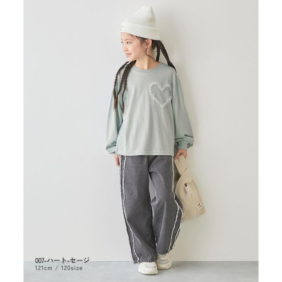 ロンT トップス えらべるチュールモチーフ 長袖Tシャツ キッズ 子供服 女の子 デビロック devirock 26ss_girls | devirock | 16