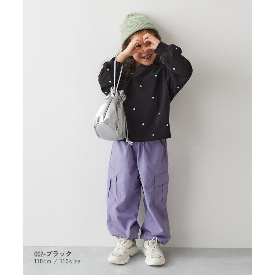 ロンT トップス ハート総柄 長袖Tシャツ キッズ 子供服 女の子  デビロック devirock 26ss_girls | devirock | 09
