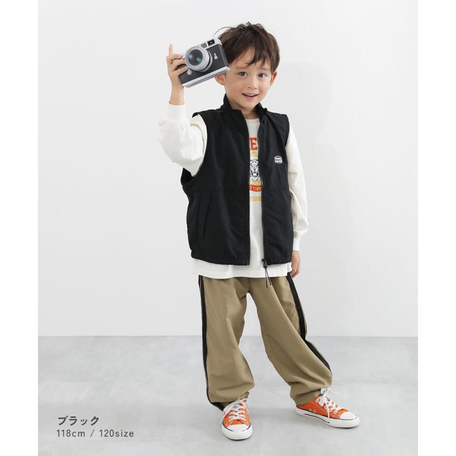 アウター ジャケット  水はじく ナイロン ポケッタブルベスト キッズ 子供服 男の子 女の子  デビロック devirock | devirock | 08