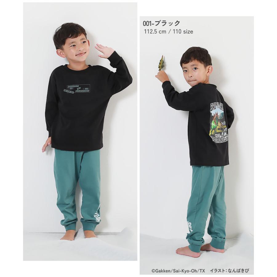 最強王図鑑 パジャマ ルームウェア コラボ どっちも前 蓄光 バトルアート キッズ 子供服 男の子 女の子 長袖ルームウェア デビロック devirock | devirock | 10