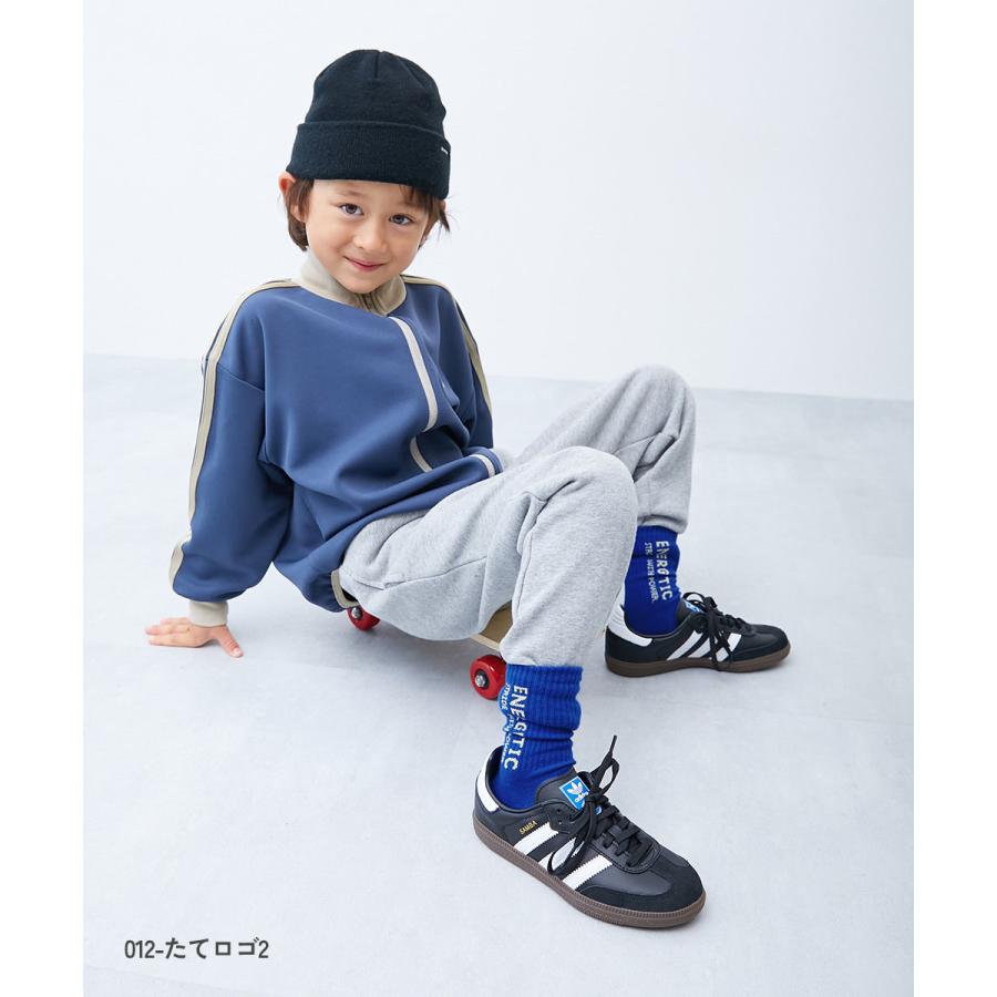 入園 入学 通園 通学 小学校 幼稚園 保育園 運動会 カラーソックス 派手 靴下 親子で使える 3足セット ネオンカラー ロゴソックス キッズ 子供服 devirock | devirock | 21