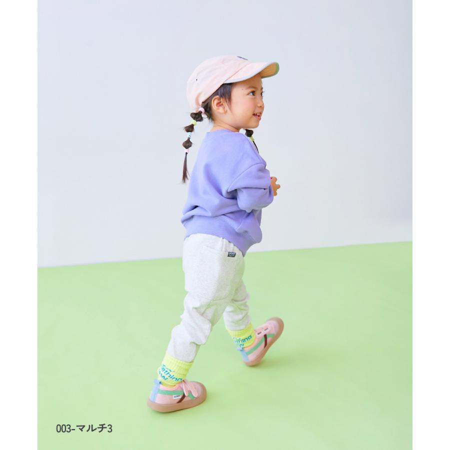 入園 入学 通園 通学 小学校 幼稚園 保育園 運動会 カラーソックス 派手 靴下 親子で使える 3足セット ネオンカラー ロゴソックス キッズ 子供服 devirock | devirock | 17