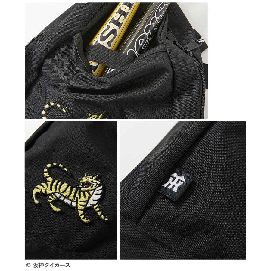 ショルダーバッグ バッグ 【阪神タイガースコラボ】 応援バットがすっぽり 親子で使える ボディバッグ キッズ 子供服 男の子 女の子  デビロック devirock | devirock | 07