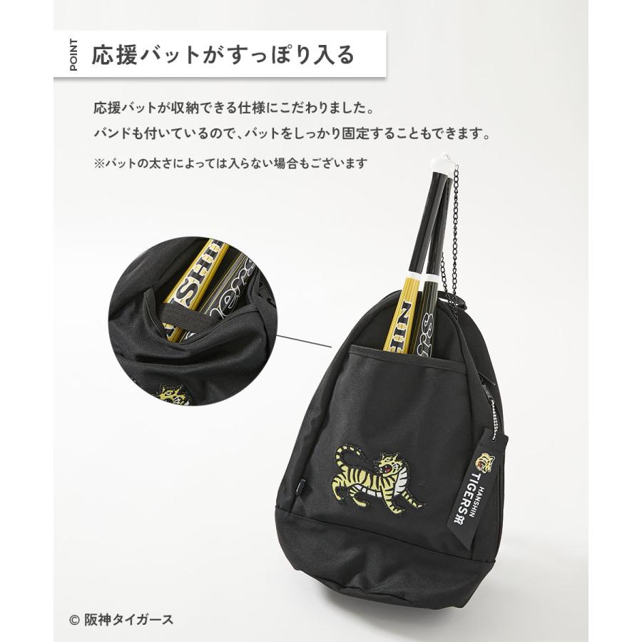ショルダーバッグ バッグ 【阪神タイガースコラボ】 応援バットがすっぽり 親子で使える ボディバッグ キッズ 子供服 男の子 女の子  デビロック devirock | devirock | 04