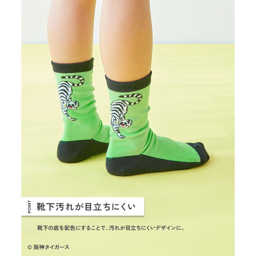 靴下 【阪神タイガースコラボ】2Pソックス キッズ 子供服 男の子 女の子  デビロック devirock | devirock | 07