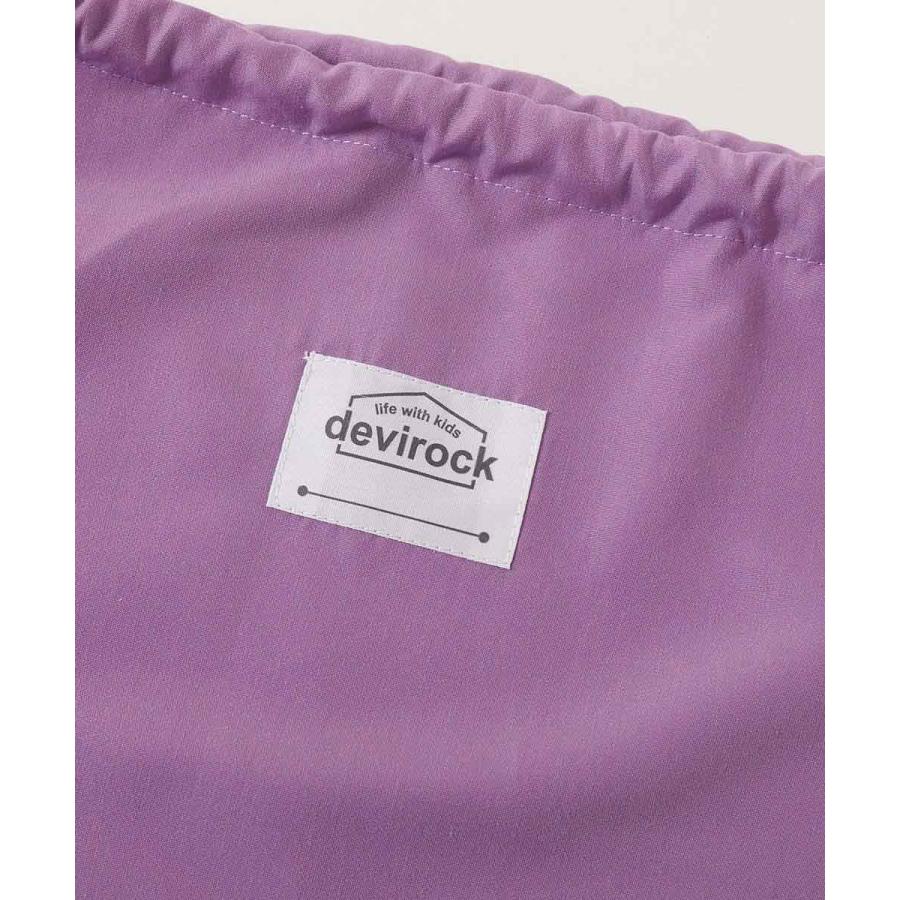 スクールバッグ 巾着 入園 入学 通園 通学 小学校 2枚セット 速乾 シワになりにくい バケット型巾着 中サイズ 子供服 男の子 女の子  デビロック devirock | devirock | 18