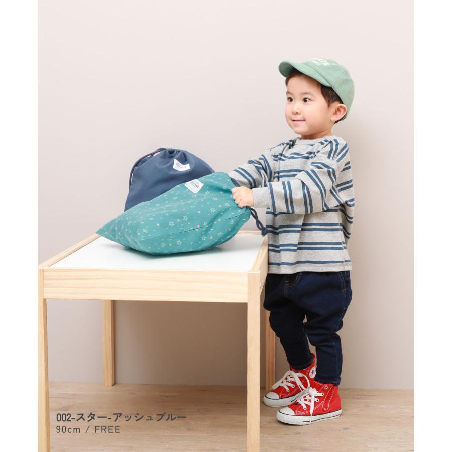 スクールバッグ 巾着 入園 入学 通園 通学 小学校 2枚セット 速乾 シワになりにくい バケット型巾着 大サイズ 子供服 男の子 女の子  デビロック devirock | devirock | 16