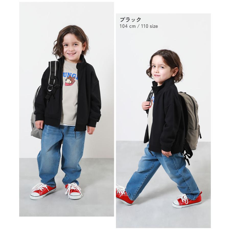 カーディガン トップス 綿100% ミニ裏毛 スタンドカラー ジップジャケット キッズ 子供服 男の子 女の子  デビロック devirock 25aw_louter | devirock | 04