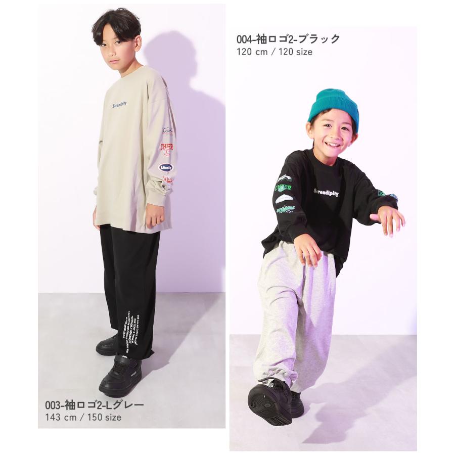 ダンス キッズ 長袖tシャツ 綿100% スーパーBIGシルエット プリント 袖リブ 子供服 男の子 女の子 トップス ロンt DANCE デビロック devirock | devirock | 23