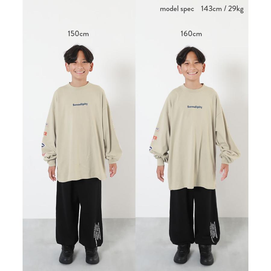 ダンス キッズ 長袖tシャツ 綿100% スーパーBIGシルエット プリント 袖リブ 子供服 男の子 女の子 トップス ロンt DANCE デビロック devirock | devirock | 31