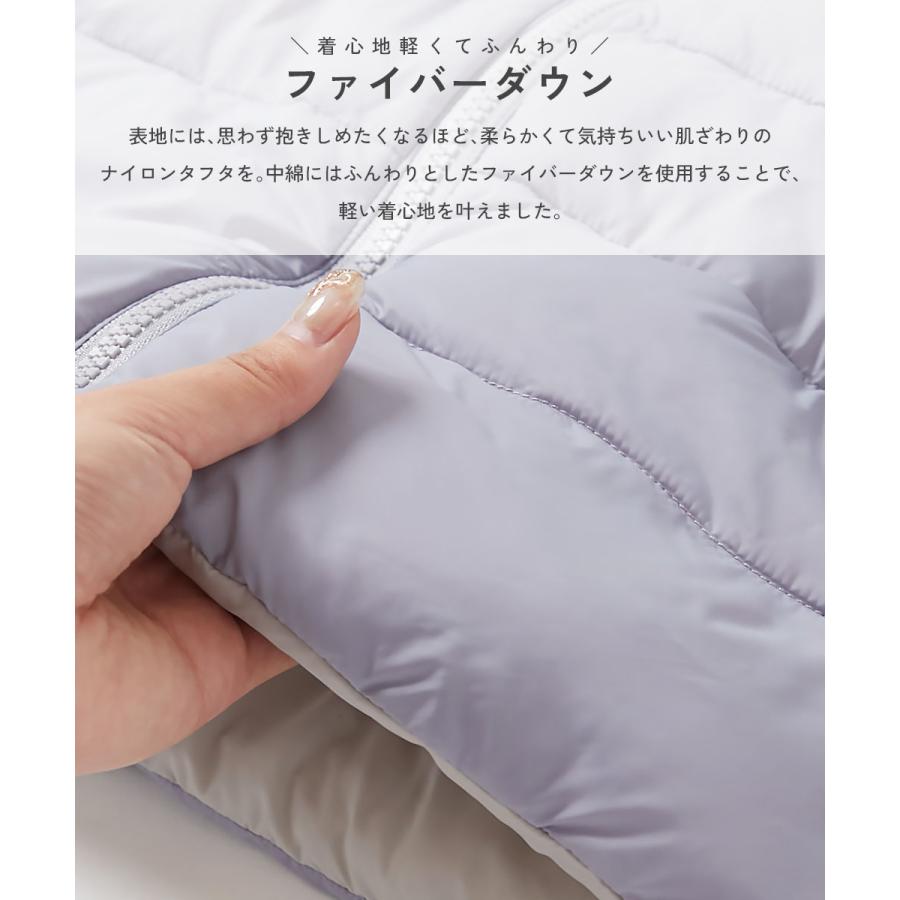 ダウンジャケット キッズ 洗える ファイバーダウン リバーシブル 子供服 男の子 女の子 ベビー服 アウター コート デビロック devirock | devirock | 07