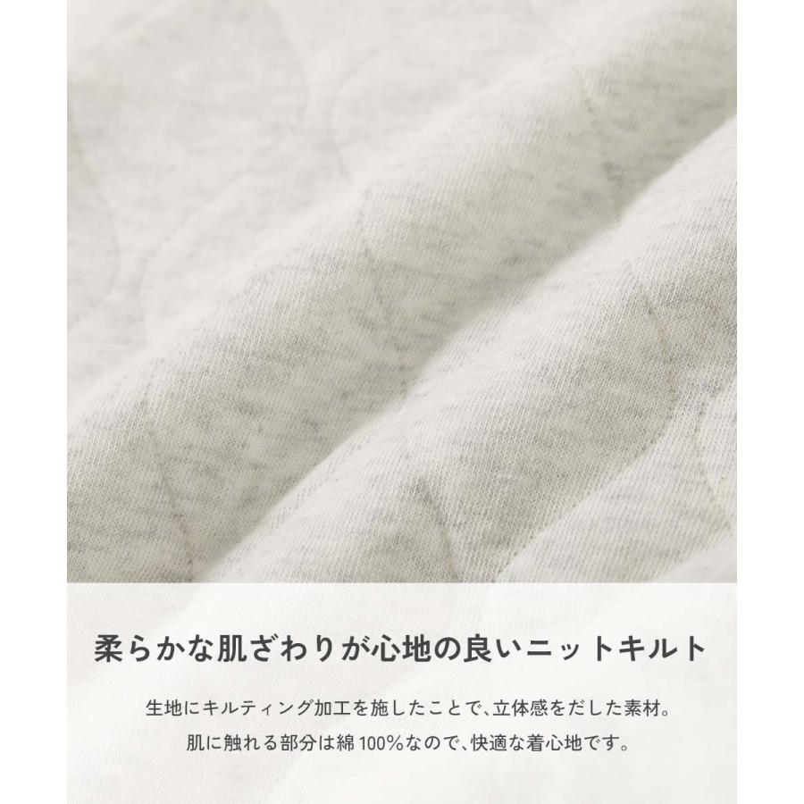 子供服 ニットキルト ボアポケットロンパースキッズ 男の子 女の子 カバーオール ロンパース 出産祝い デビロック devirock | devirock | 06