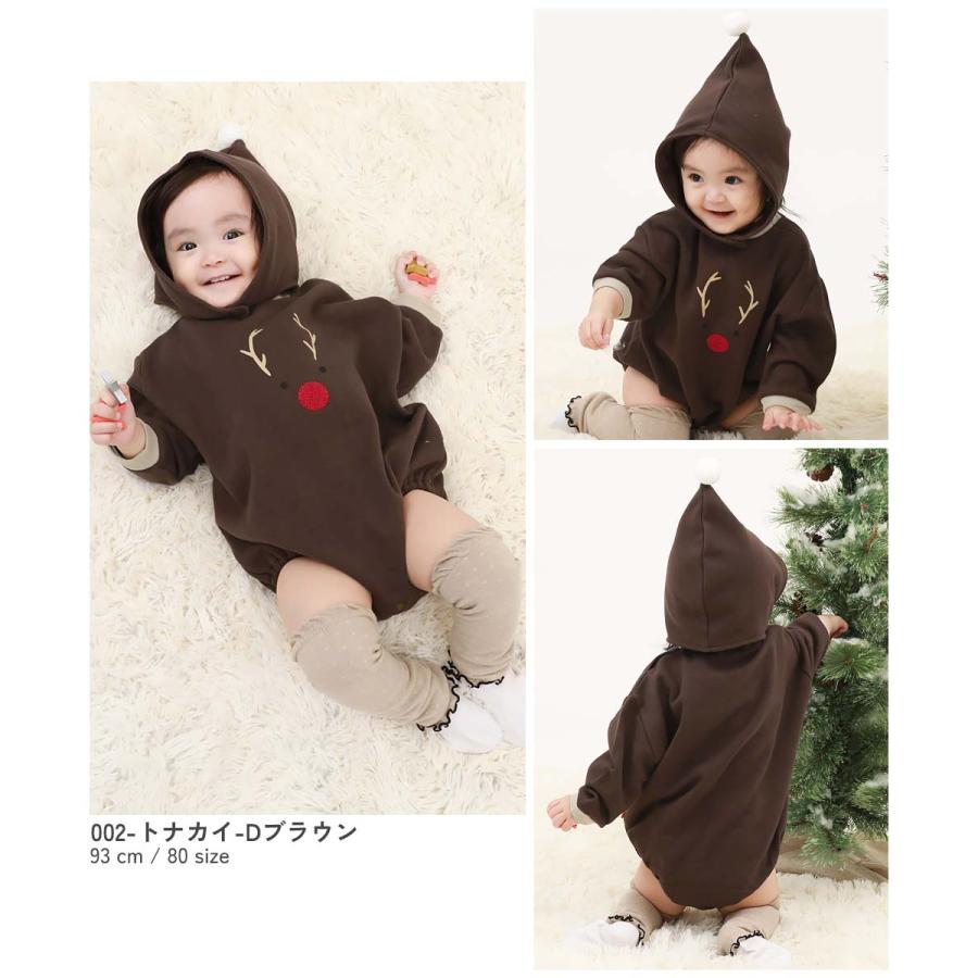 子供服 クリスマス スウェットロンパースキッズ 男の子 女の子 カバーオール ロンパース 出産祝い デビロック devirock | devirock | 10