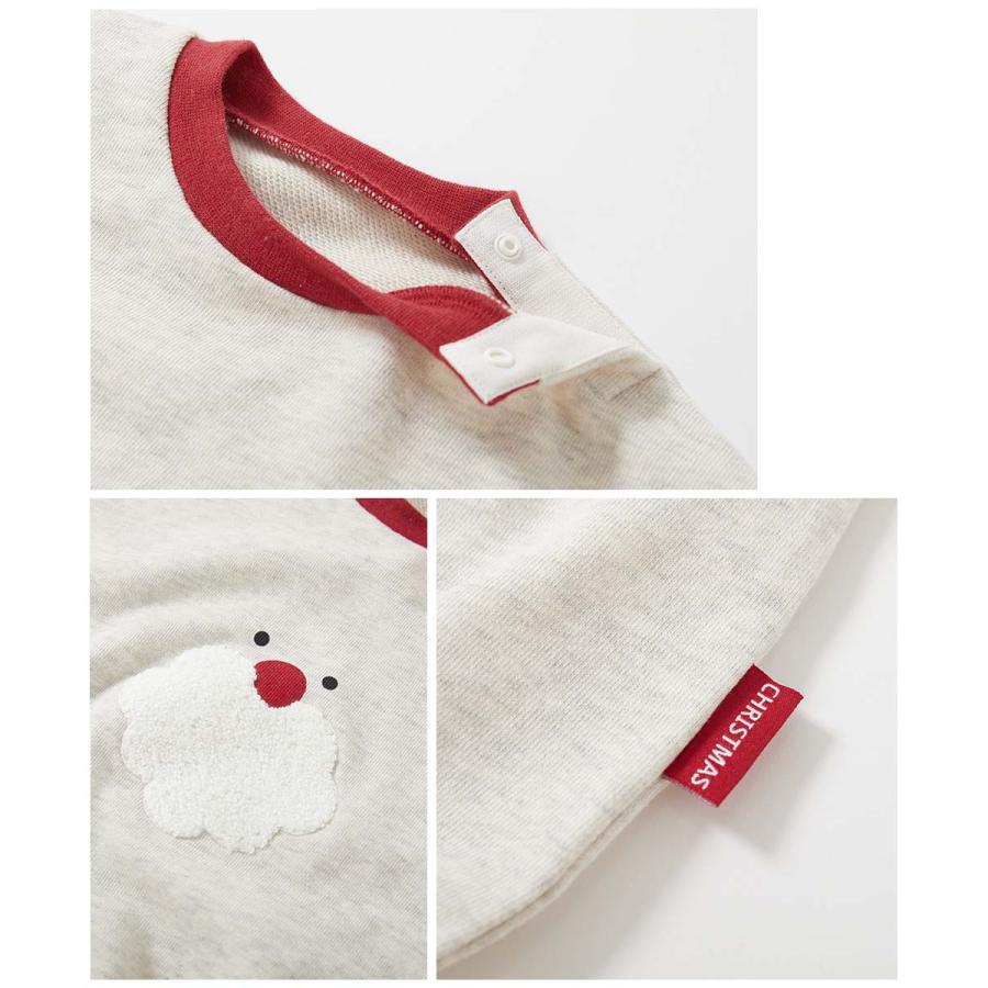 子供服 クリスマス スウェットロンパースキッズ 男の子 女の子 カバーオール ロンパース 出産祝い デビロック devirock | devirock | 12