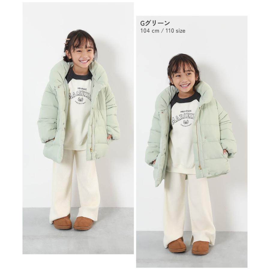 devirock（デビロック） ダウンジャケット キッズ 洗える ファイバー