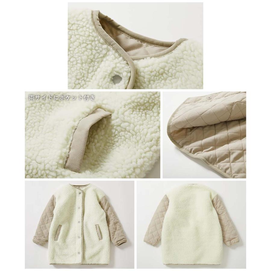 devirock（デビロック） ノーカラーコート アウター ジャケット 洗える