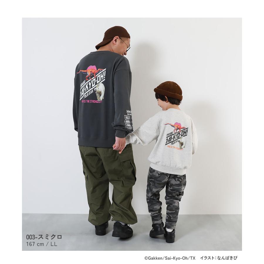 最強王図鑑 トレーナー コラボ 大人 子供服 男の子 女の子 トップス パーカー デビロック devirock | devirock | 15