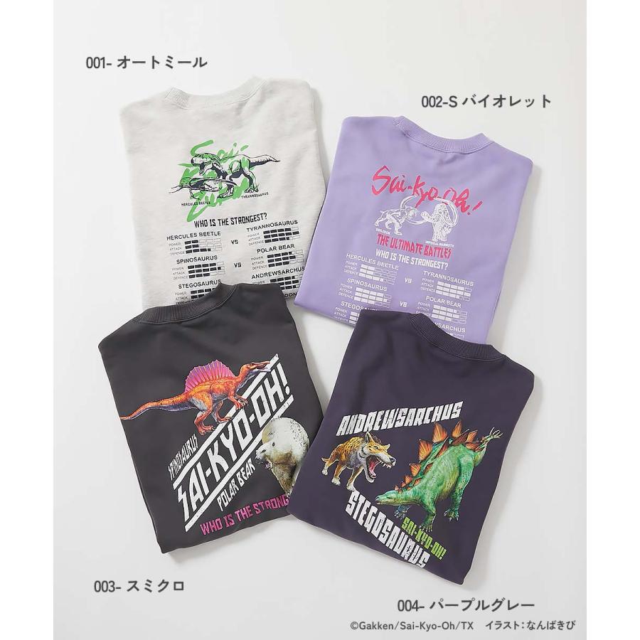 最強王図鑑 トレーナー コラボ 大人 子供服 男の子 女の子 トップス パーカー デビロック devirock | devirock | 07