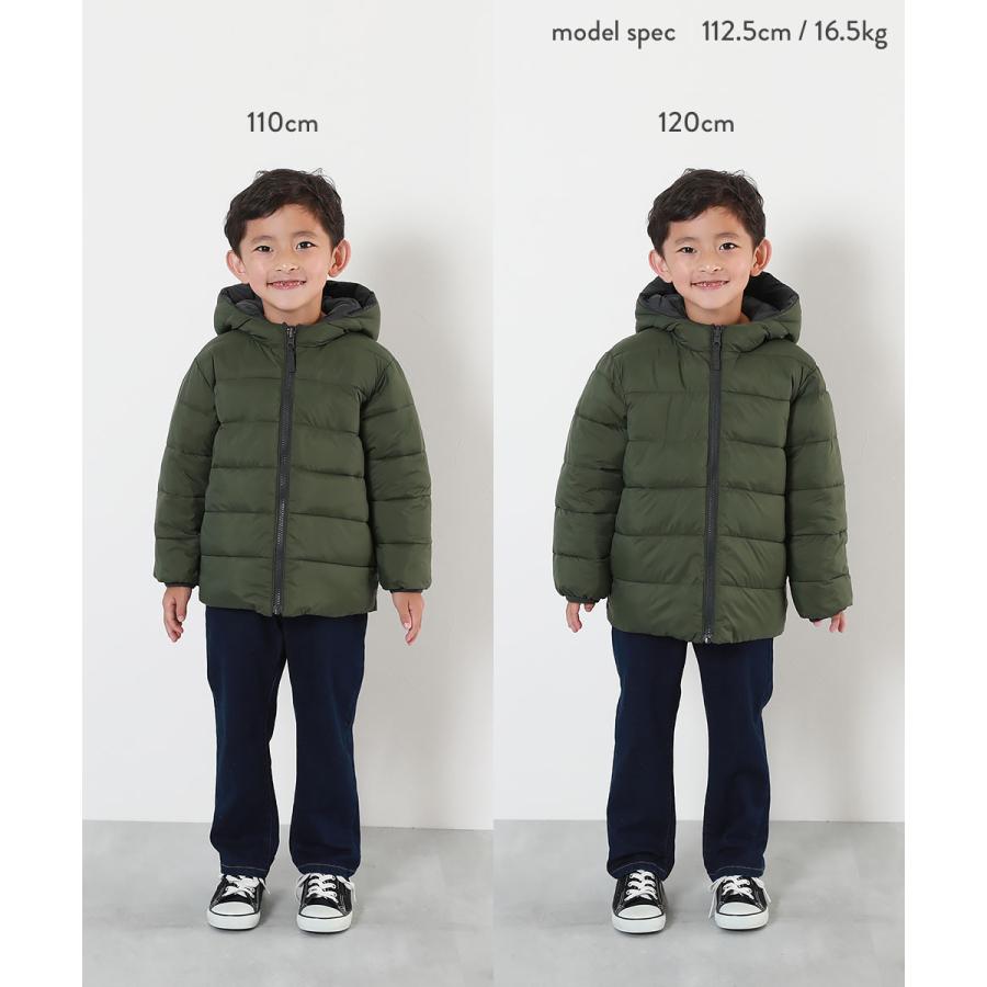 ダウンジャケット コート アウター ジャケット 洗える ファイバーダウン リバーシブル ふっくら ジャケット キッズ 子供服 男の子 女の子  デビロック devirock | devirock | 23