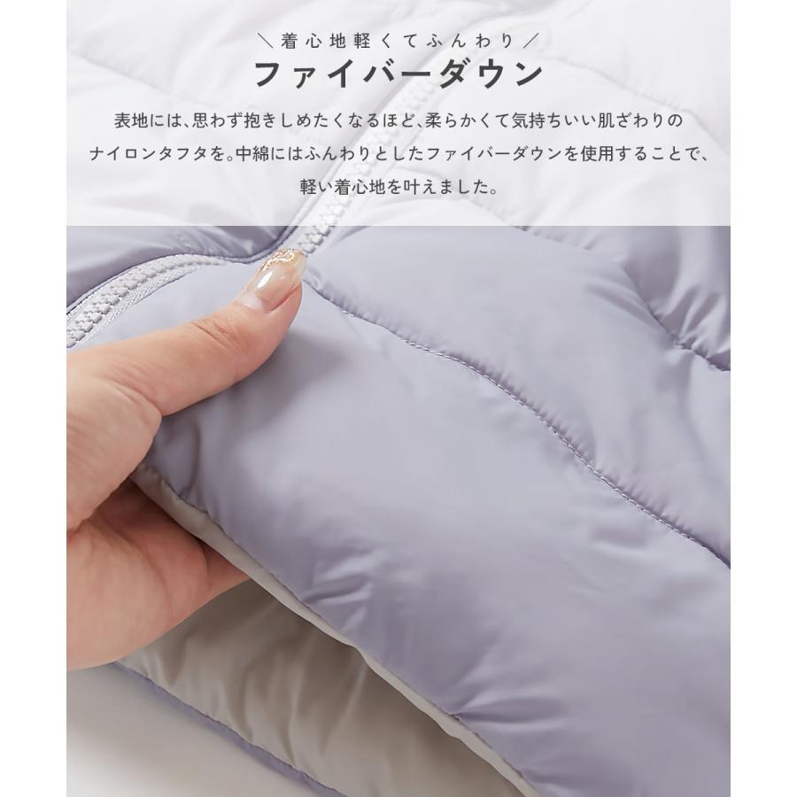 ダウンジャケット コート アウター ジャケット 洗える ファイバーダウン リバーシブル ふっくら ジャケット キッズ 子供服 男の子 女の子  デビロック devirock | devirock | 09