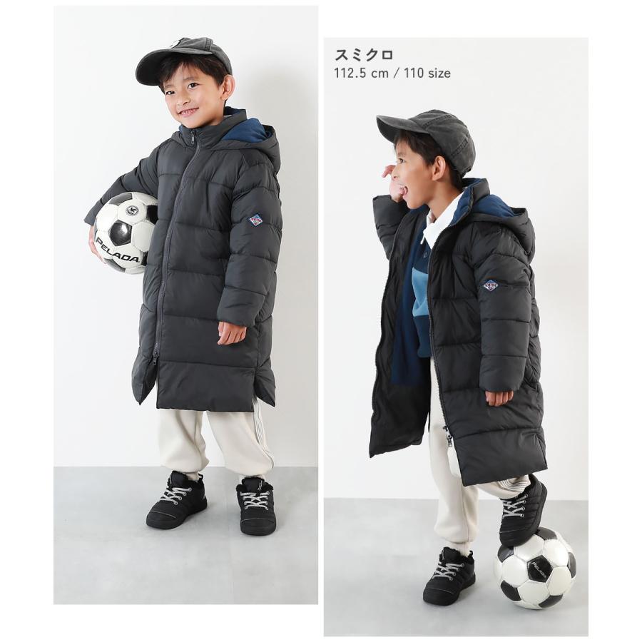 ロングコート ダウンジャケット キッズ 洗える ファイバーダウン 防風 子供服 男の子 女の子 アウター コート デビロック devirock | devirock | 09