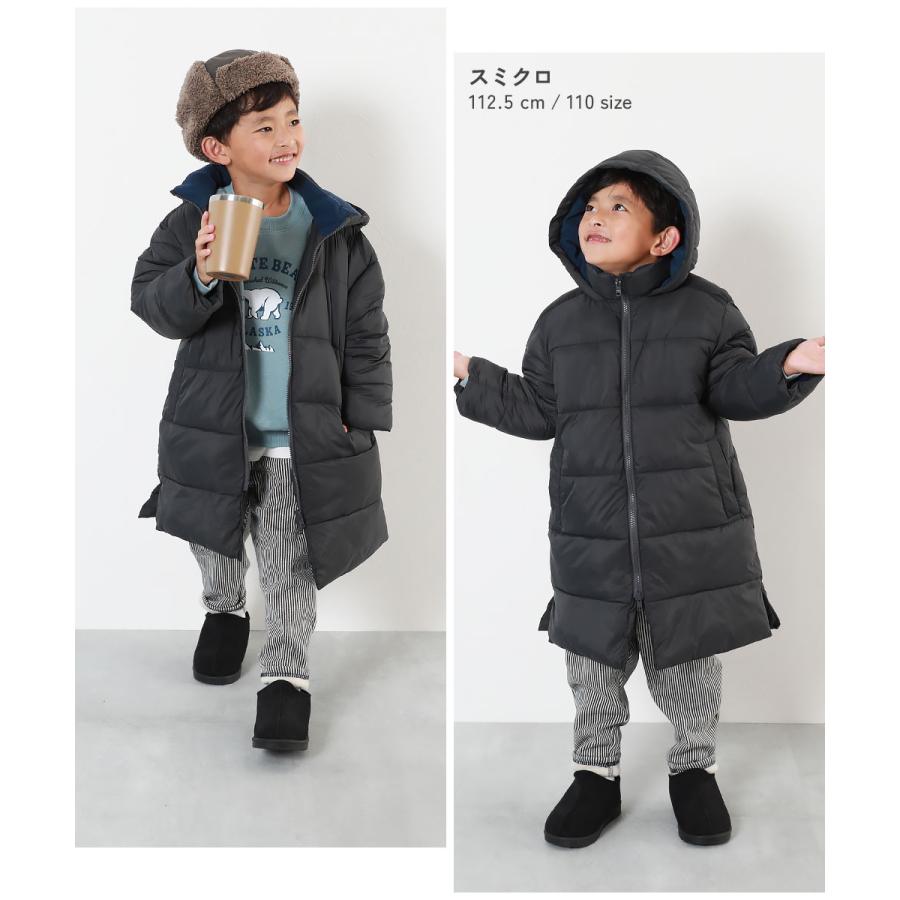 ロングコート ダウンジャケット キッズ 洗える ファイバーダウン 防風 子供服 男の子 女の子 アウター コート デビロック devirock | devirock | 10