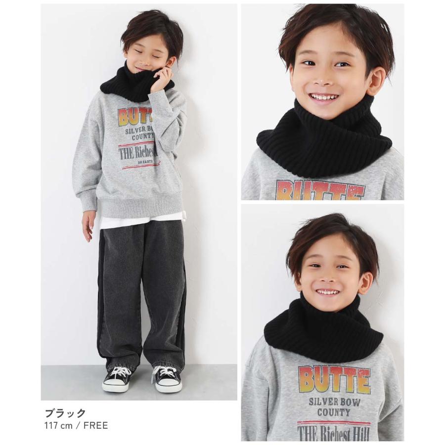 子供服 親子で使える 洗える チクチクしない 素肌ニット スヌードキッズ 男の子 女の子 マフラー スヌード デビロック devirock | devirock | 09